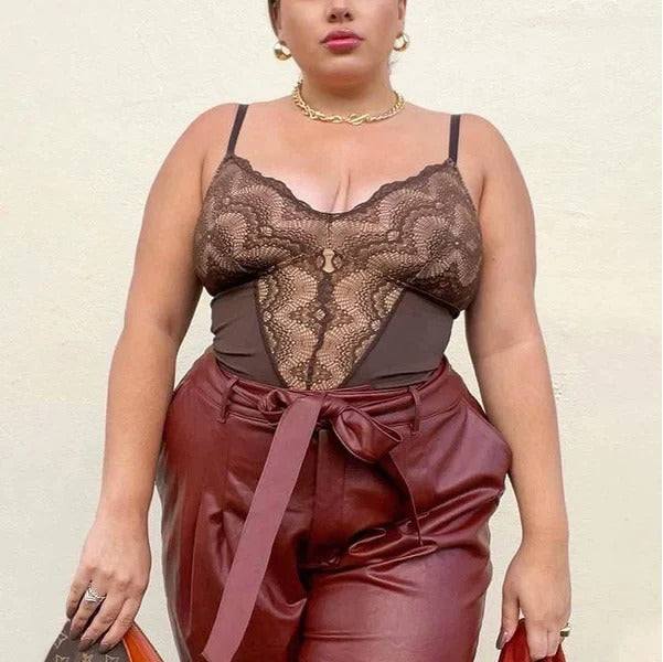 2023 SUMMER SEXY LACE TUMMY CONTROL BODYSUIT