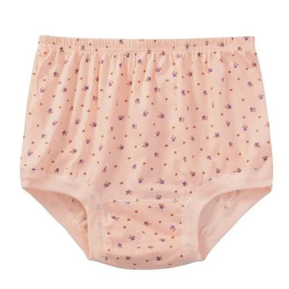 New High-Waist Ladies Cotton Panties Plus Sizes