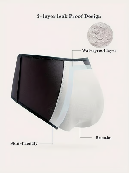 High-waisted hygroscopic Protective Panties