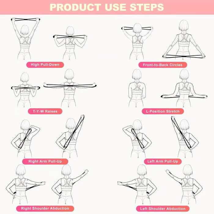 🏆Flash Sale⚡ 50K+ SOLD! Almost Gone-💥🔥Resistance Bands, Figure 8 Exercise Bands for Women Men